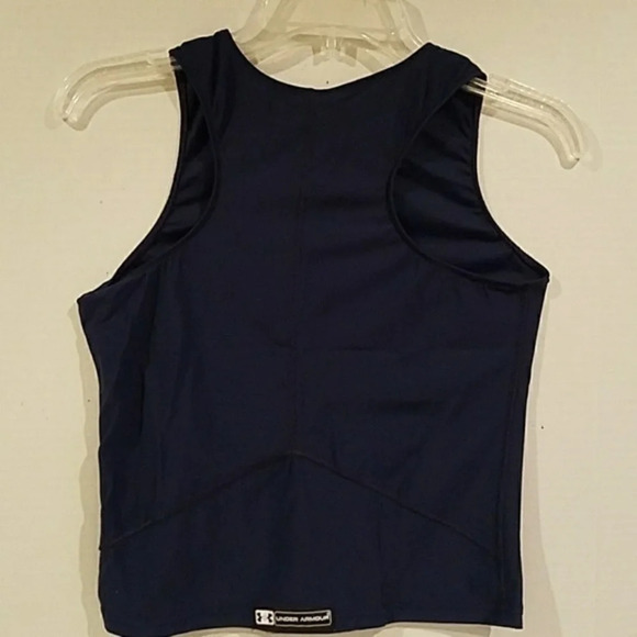 LADIES UNDER ARMOUR NAVY TANK‎ TOP (sz sm) - Picture 3 of 3